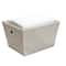Simplify Large Faux Jute Grommet Storage Bin
